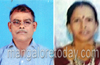 Couple killed as pvt bus rams into bike at Uppinangady